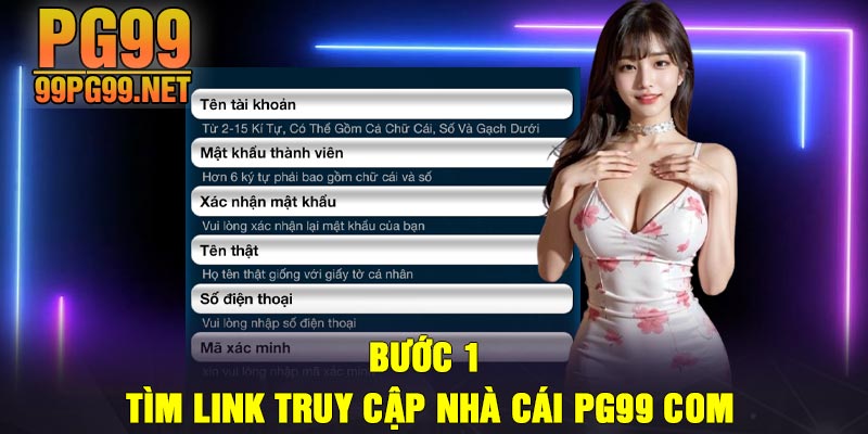 Buoc 1 Tim link truy cap nha cai PG99 Com Bước 1: Tìm link truy cập nhà cái PG99 Com